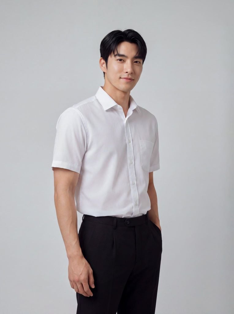 Sơ mi nam cộc tay May 10 form RegularFit mã 010126253GBV2 AT032