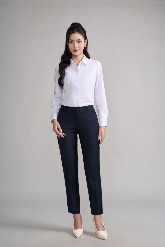 Sơ mi nữ dài tay May 10 không ly mã 010226905ONKL3 AT049