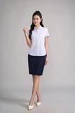  Sơ mi nữ cộc tay mã 010225140ONKL AT049 