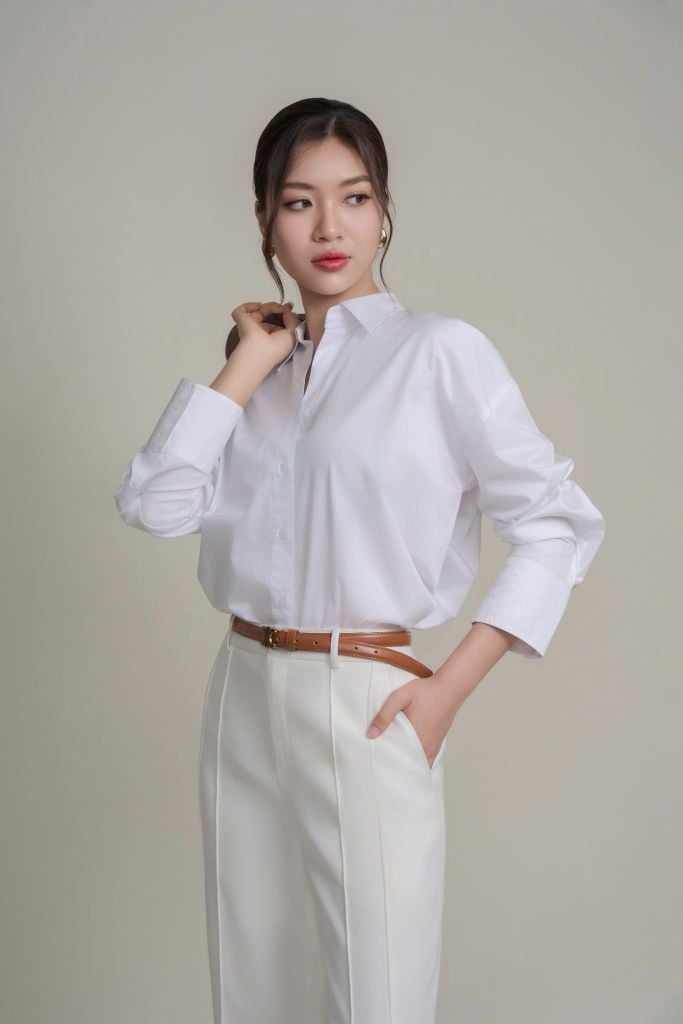 Sơ mi nữ dài tay May 10 mã 010225947L1 1