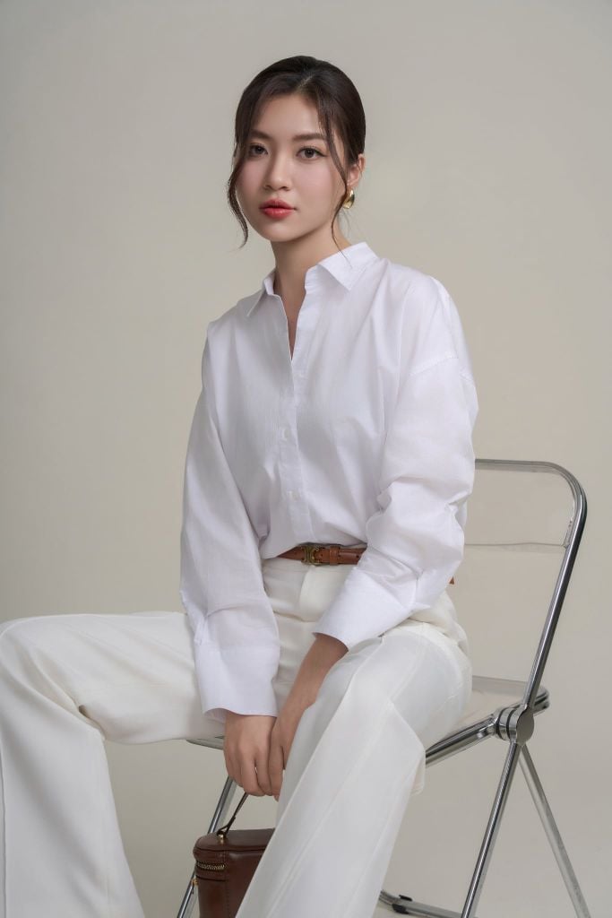 Sơ mi nữ dài tay May 10 mã 010225947L1 1