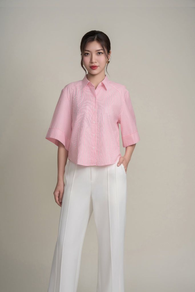 Sơ mi nữ cộc tay May 10 mã 010226935TTL1 1
