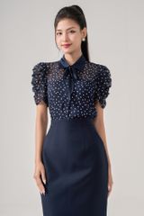 Sơ mi nữ cộc tay May 10 mã 010225080TT 1