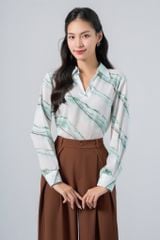 Sơ mi nữ dài tay GrusZ mã 010225082GZDT VK278