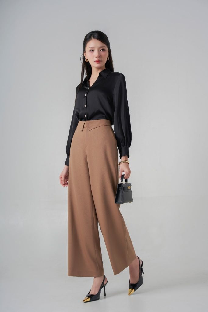 Sơ mi nữ dài tay GrusZ mã 010225102GZDT VK254