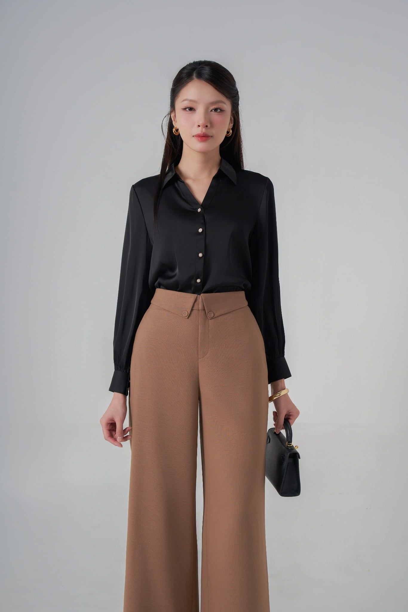 Sơ mi nữ dài tay GrusZ mã 010225102GZDT VK254