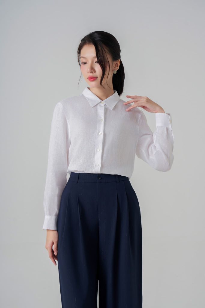 Sơ mi nữ dài tay GrusZ mã 010225398 1