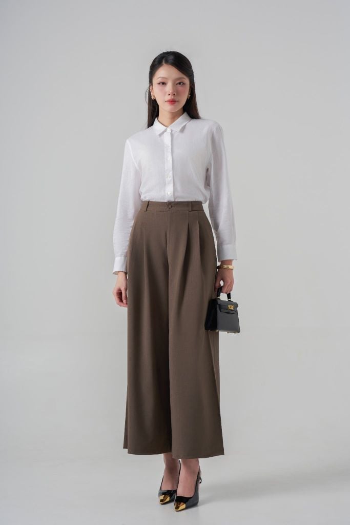 Sơ mi nữ dài tay GrusZ mã 010225398 2