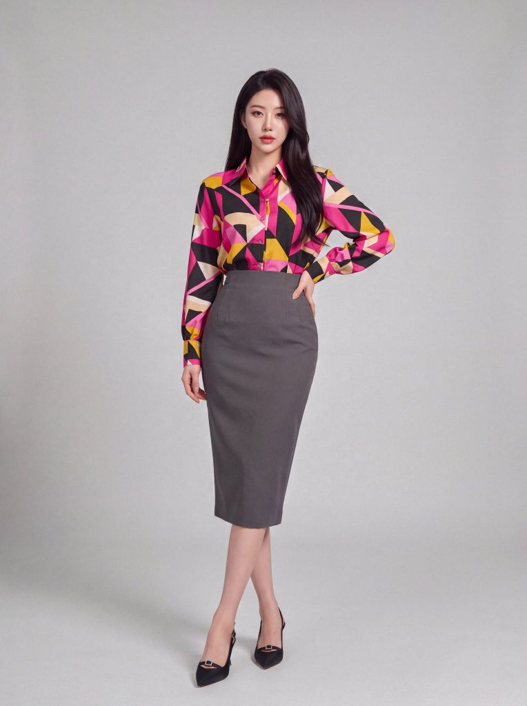 Sơ mi nữ dài tay May 10 mã 010225399 1