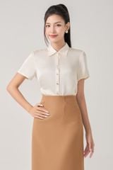 Sơ mi nữ cộc tay GrusZ mã 010225910GZCT VK247