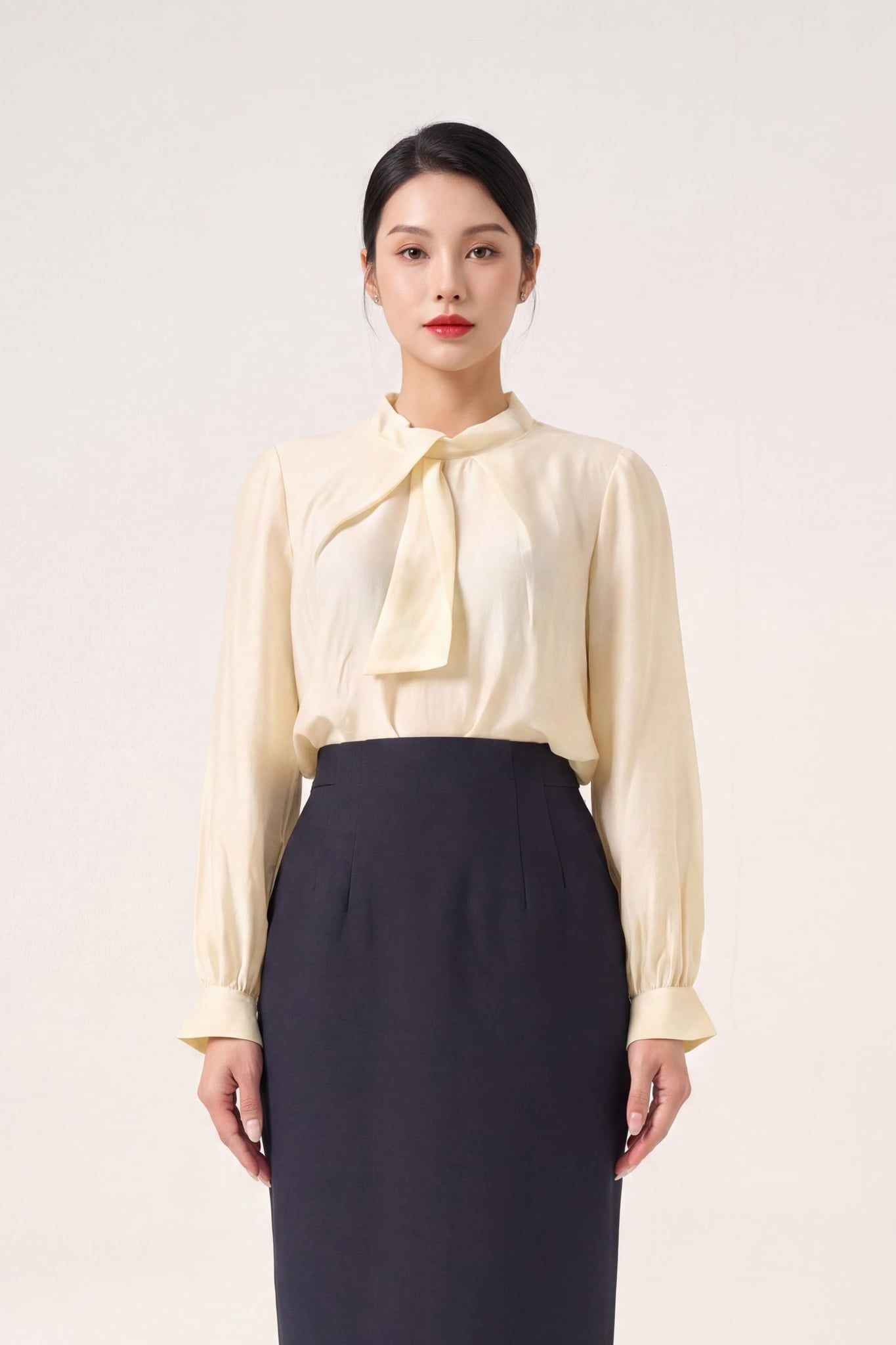 Sơ mi nữ dài tay GrusZ mã 010226016GZ VK334