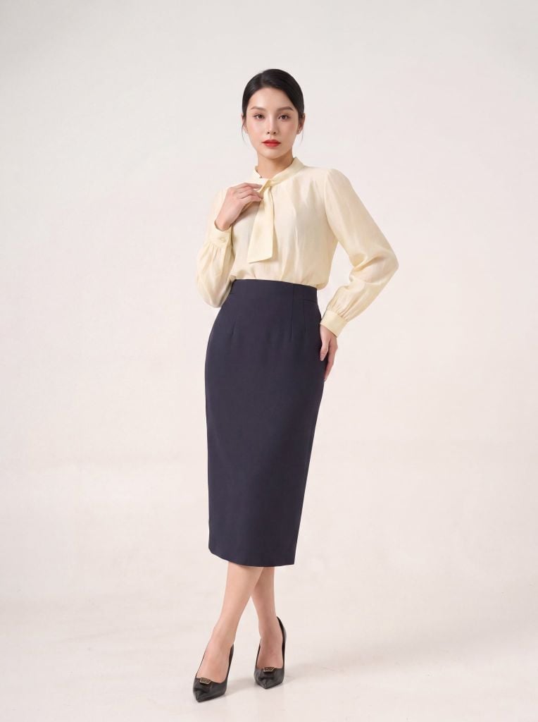 Sơ mi nữ dài tay GrusZ mã 010226016GZ VK334