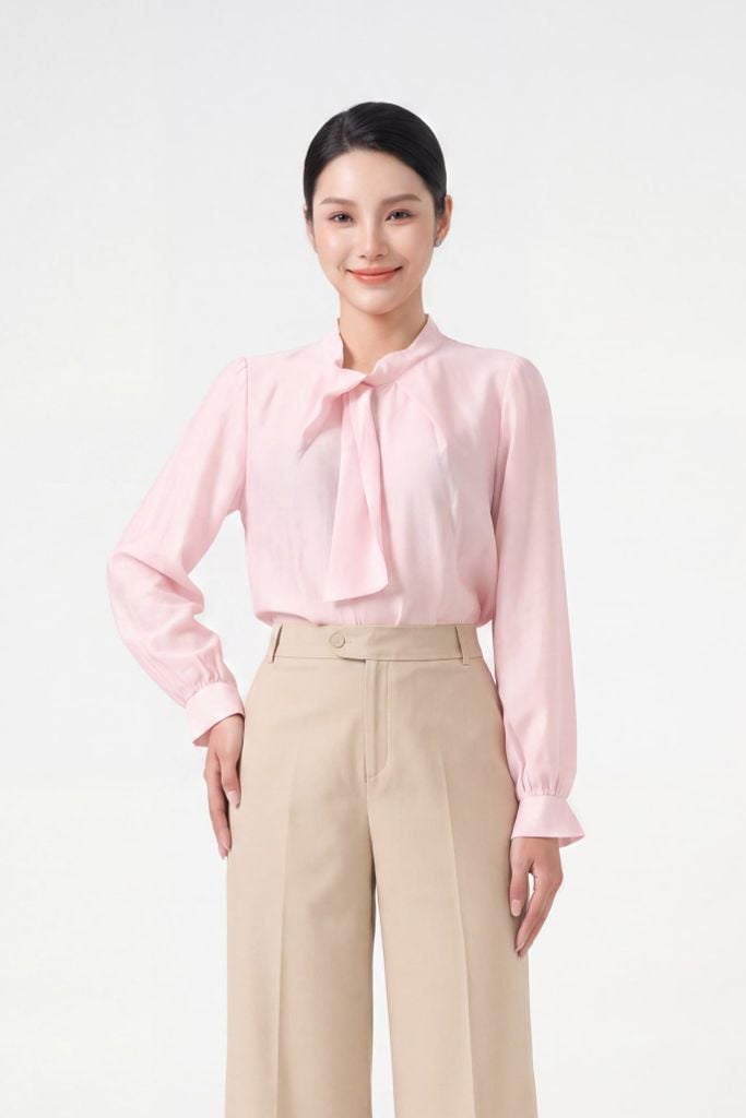 Sơ mi nữ dài tay GrusZ mã 010226016GZ VK364