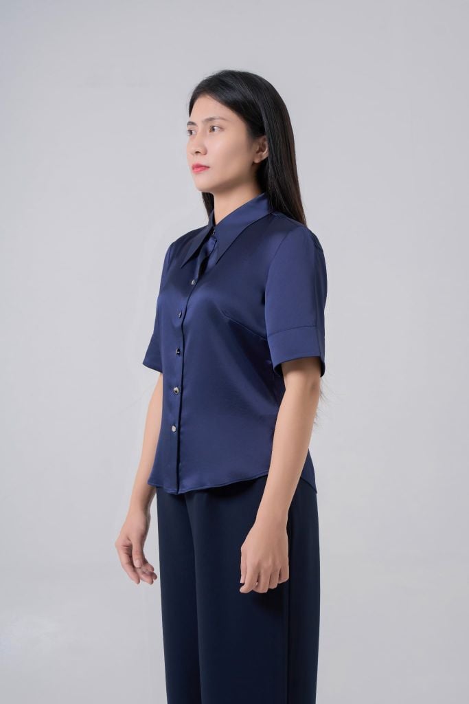 Sơ mi nữ cộc tay GrusZ mã 010226058GZ ID021