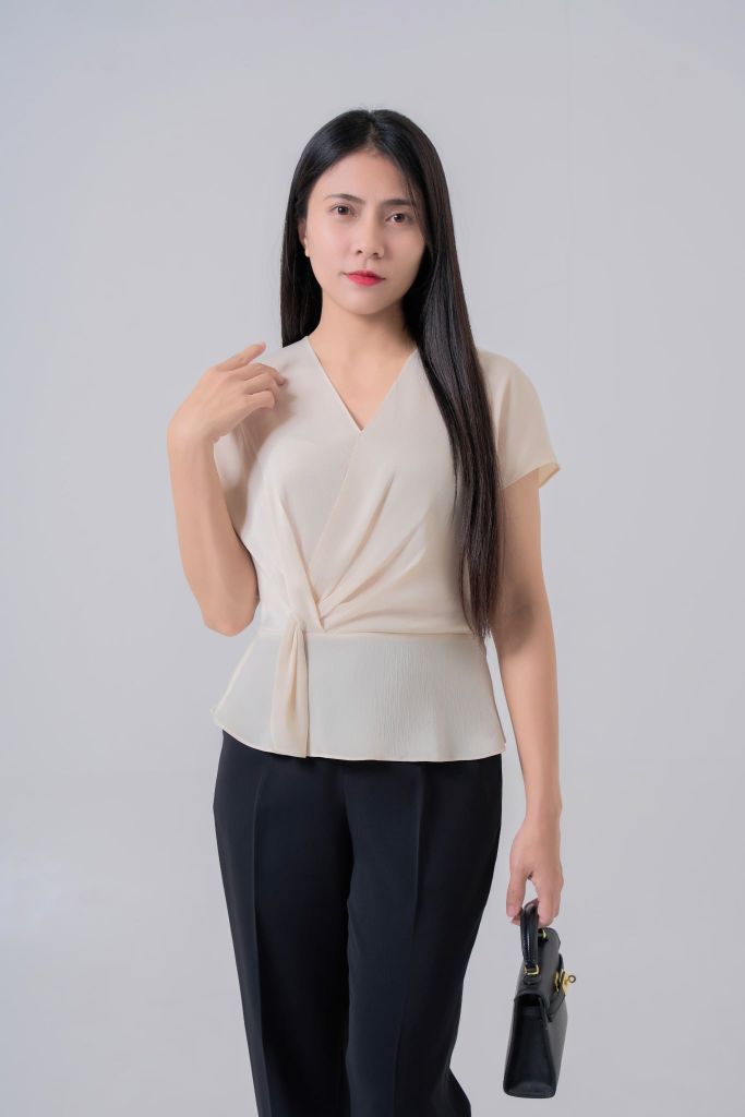 Sơ mi nữ cộc tay GrusZ mã 010226064GZ VK426