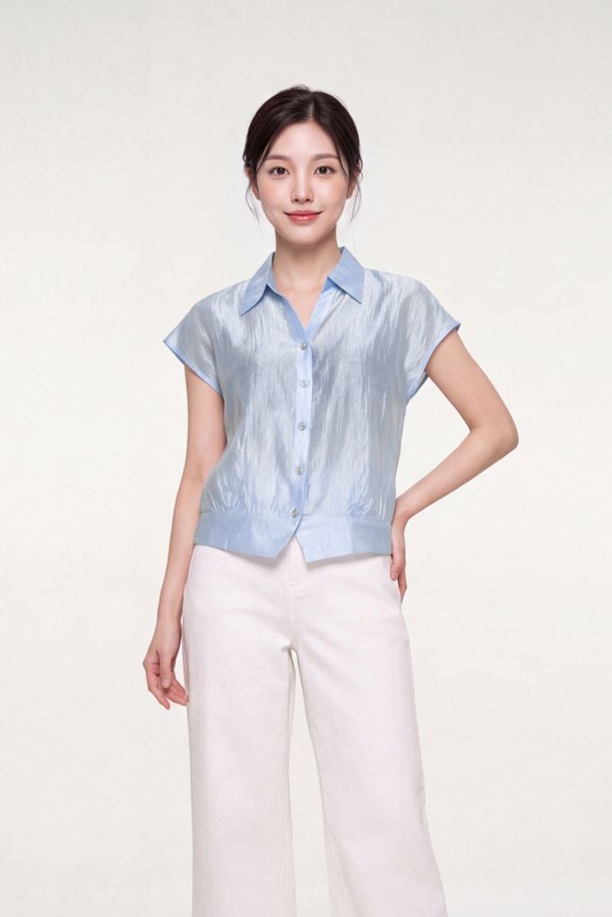Sơ mi nữ sát nách GrusZ mã 010226081GZTT FI21