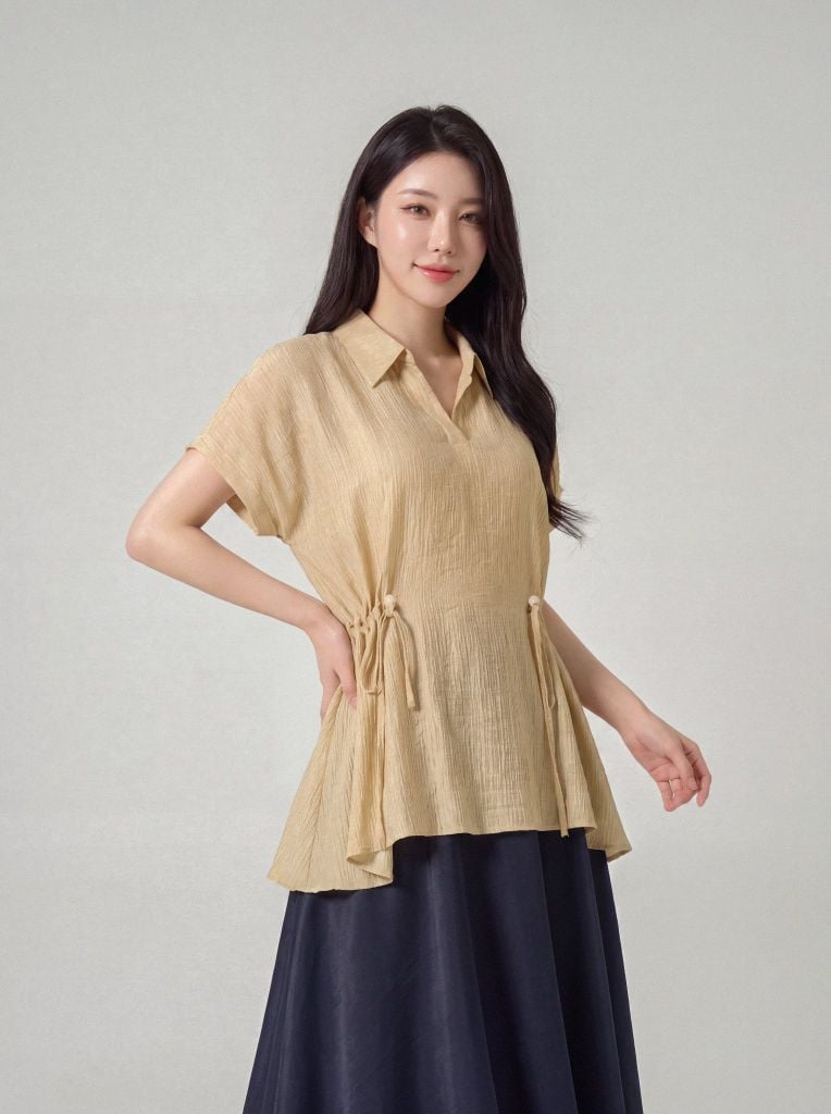 Sơ mi nữ sát nách GrusZ mã 010226087GZTT FI26