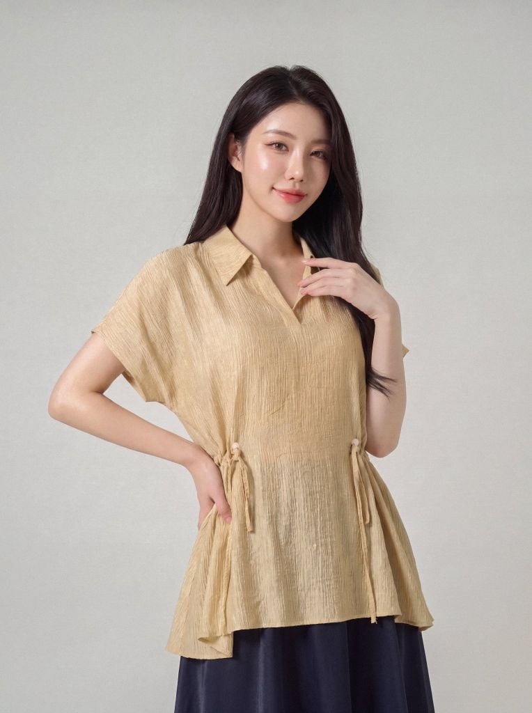 Sơ mi nữ sát nách GrusZ mã 010226087GZTT FI26