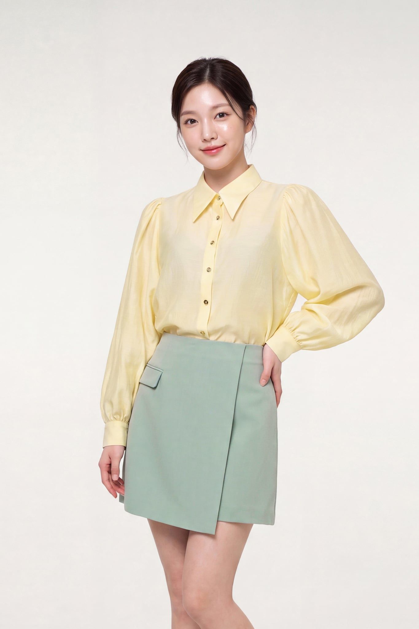 Sơ mi nữ dài tay GrusZ mã 010226102GZTT DR002