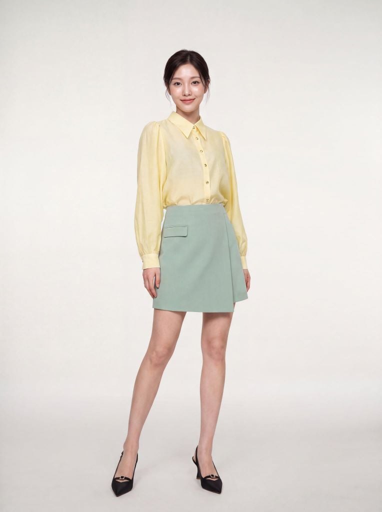 Sơ mi nữ dài tay GrusZ mã 010226102GZTT DR002
