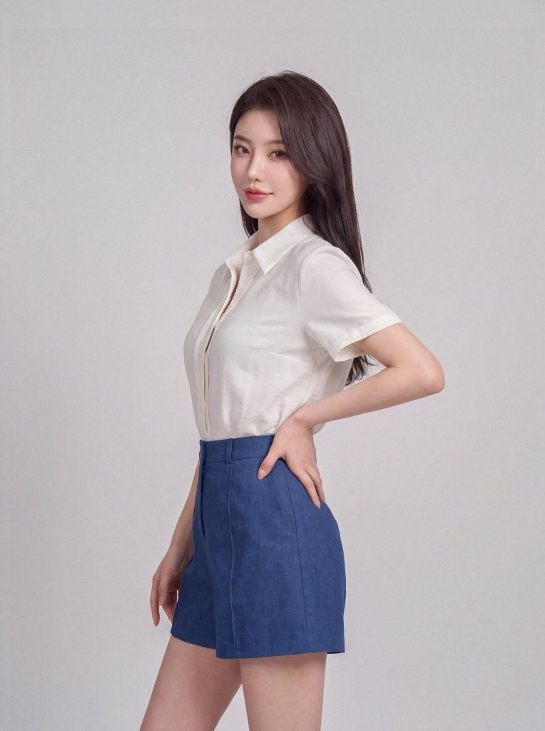 Sơ mi nữ cộc tay GrusZ mã 010226104GZ VK406
