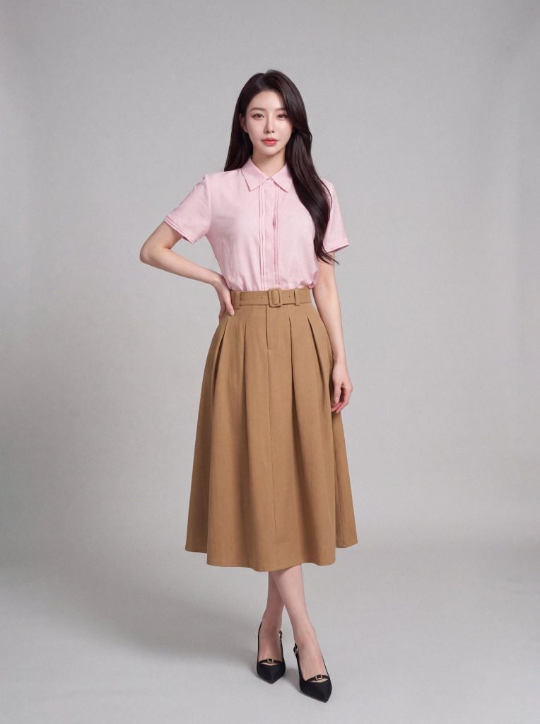 Sơ mi nữ cộc tay GrusZ mã 010226104GZ VK407