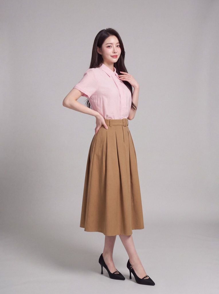 Sơ mi nữ cộc tay GrusZ mã 010226104GZ VK407