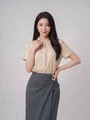 Sơ mi nữ cộc tay GrusZ mã 010226104GZ VK408