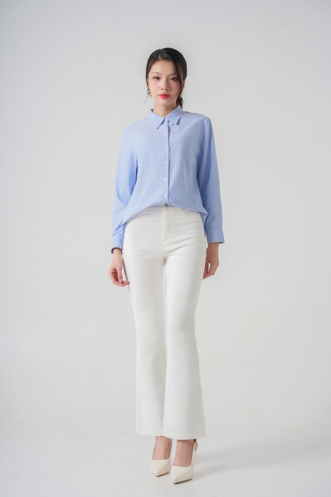 Sơ mi nữ dài tay May 10 mã 010226111 AD195