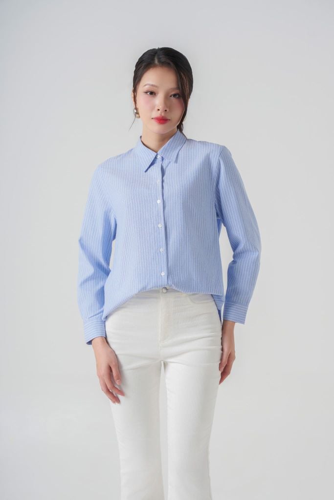 Sơ mi nữ dài tay May 10 mã 010226111 AD195