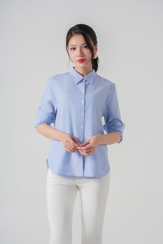 Sơ mi nữ dài tay May 10 mã 010226111 AD195