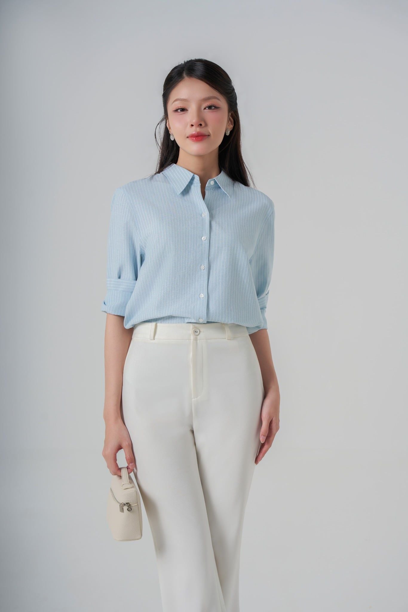 Sơ mi nữ dài tay May 10 mã 010226111 AD196