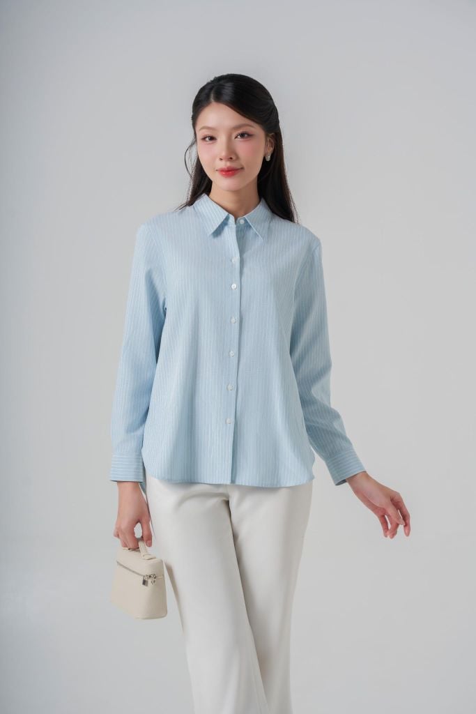Sơ mi nữ dài tay May 10 mã 010226111 AD196