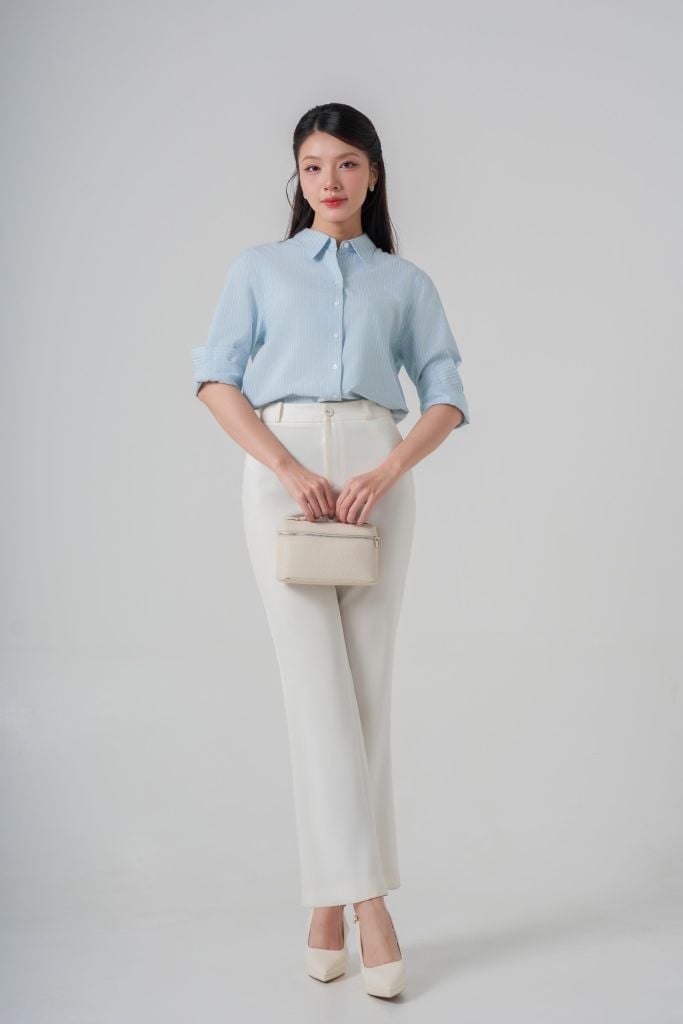 Sơ mi nữ dài tay May 10 mã 010226111 AD196