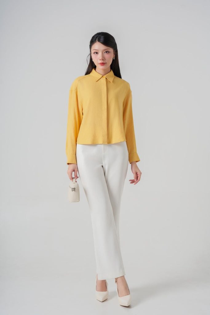 Sơ mi nữ dài tay May 10 mã 010226113 1