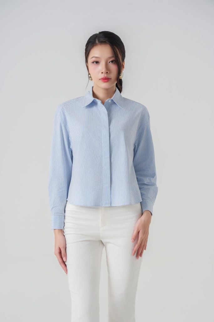 Sơ mi nữ dài tay May 10 mã 010226113 3