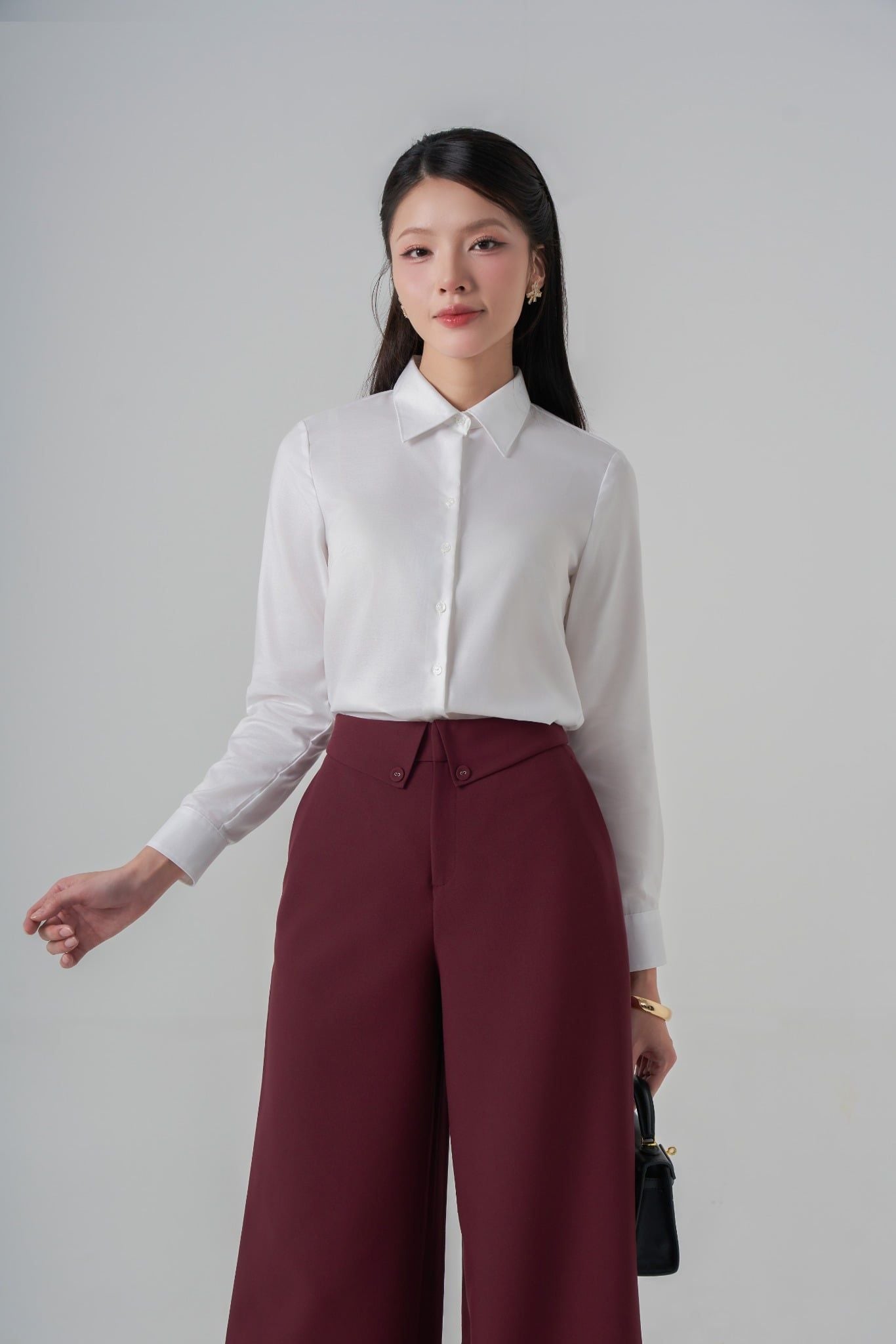 Sơ mi nữ dài tay May 10 mã 010226134WTCL AT017