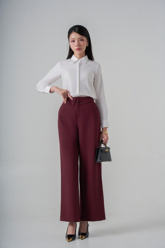 Sơ mi nữ dài tay May 10 mã 010226134WTCL AT017