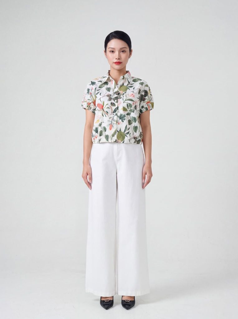 Sơ mi nữ cộc tay May 10 mã 010226234TT 2