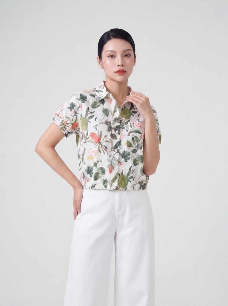 Sơ mi nữ cộc tay May 10 mã 010226234TT 2