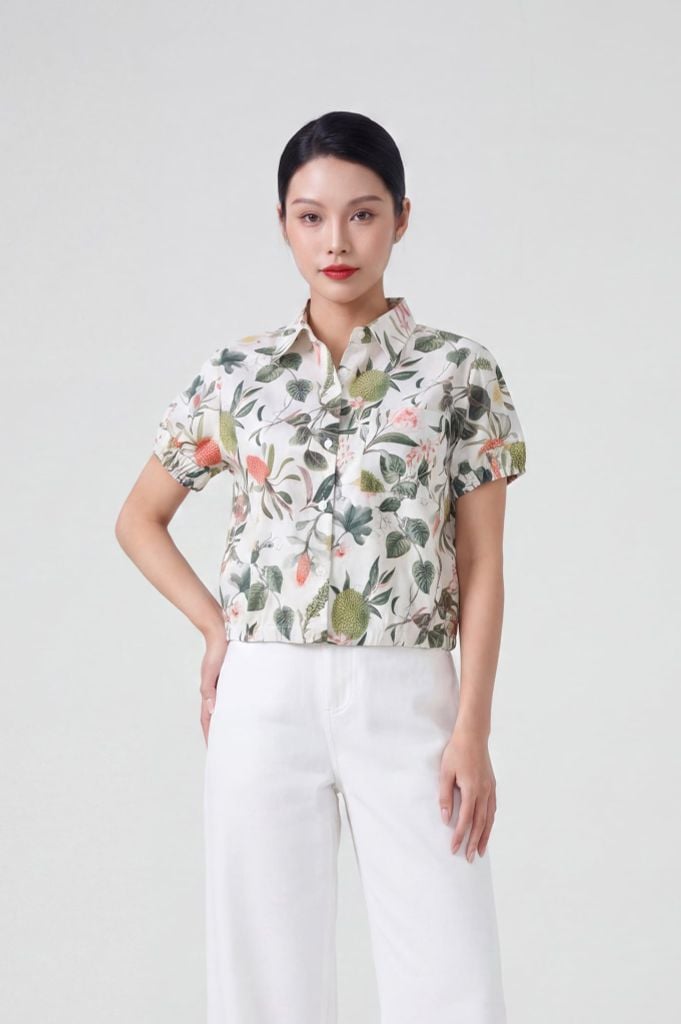 Sơ mi nữ cộc tay May 10 mã 010226234TT 2