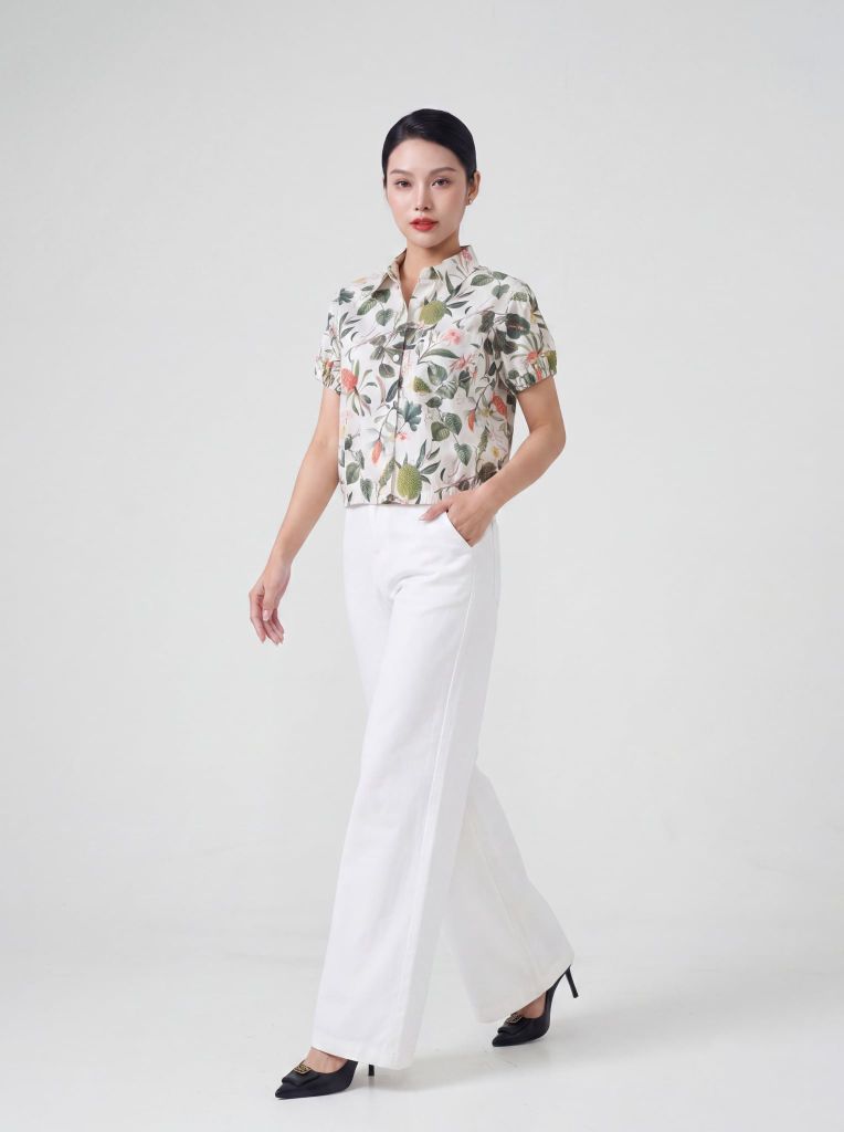 Sơ mi nữ cộc tay May 10 mã 010226234TT 2