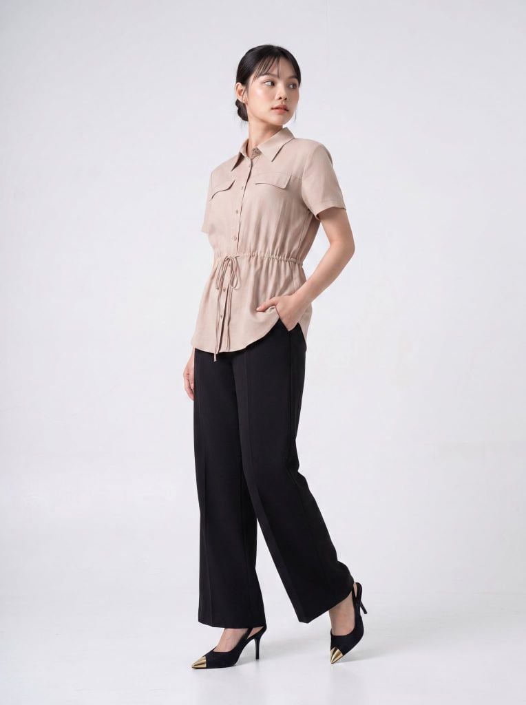 Sơ mi nữ cộc tay May 10 mã 010226239TT 1