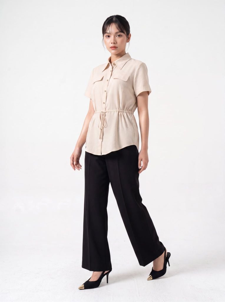 Sơ mi nữ cộc tay May 10 mã 010226239TT 2