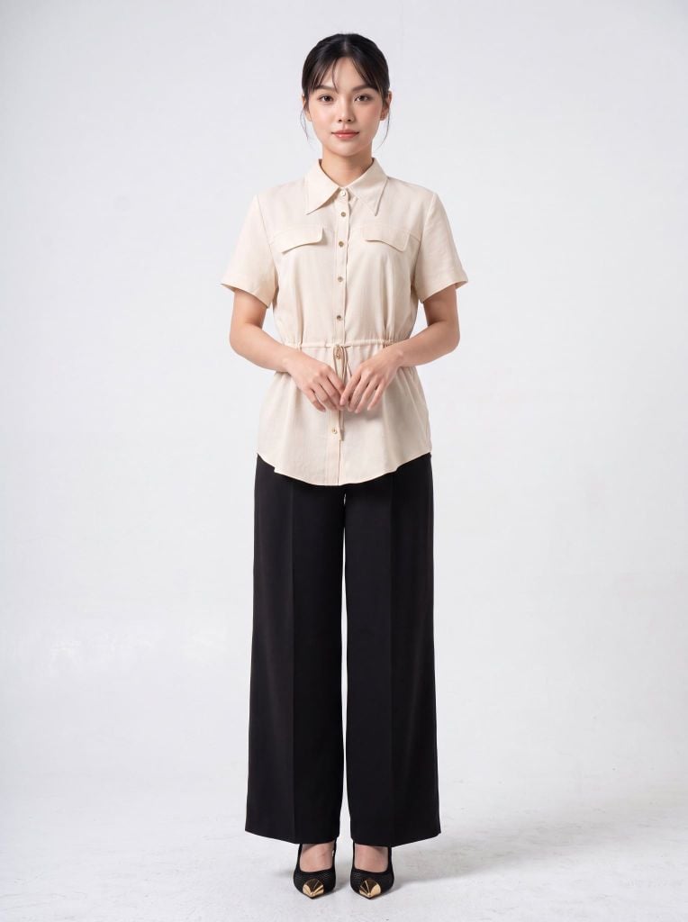 Sơ mi nữ cộc tay May 10 mã 010226239TT 2