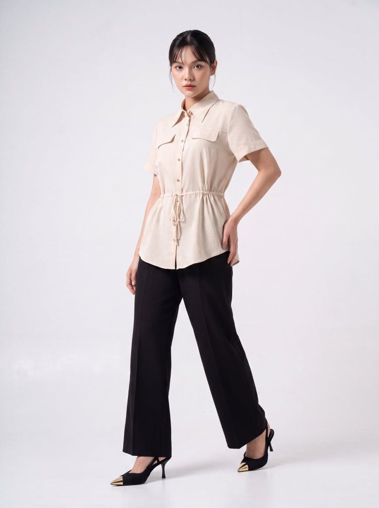 Sơ mi nữ cộc tay May 10 mã 010226239TT 2