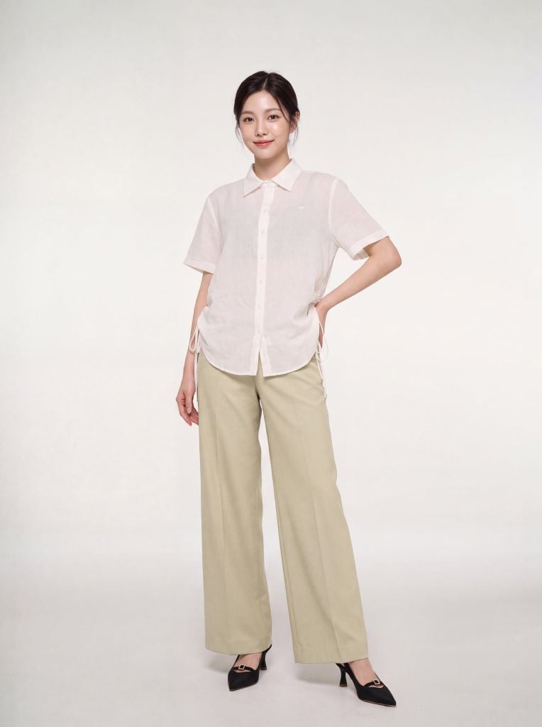 Sơ mi nữ cộc tay May 10 mã 010226258 1