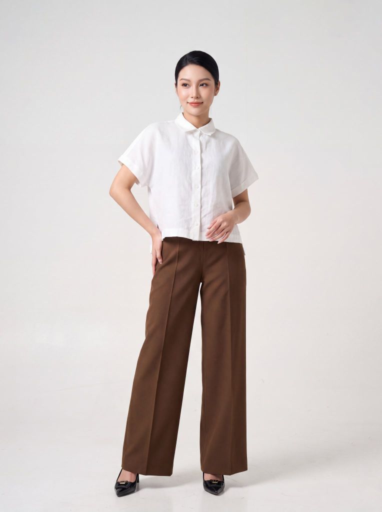 Sơ mi nữ cộc tay May 10 mã 010226257TT 2