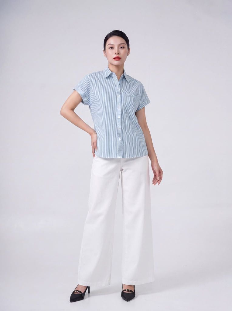 Sơ mi nữ cộc tay May 10 mã 010226260TT 1