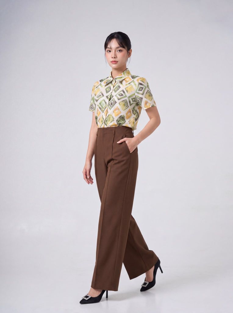 Sơ mi nữ cộc tay May 10 mã 010226281 FI10
